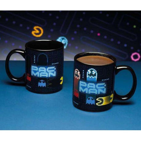 Taza Térmica Pac-Man Neon