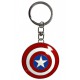 Metal key ring 3D Captain America Marvel Shield