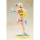 Estatua Megami Device Asra Aoi Ai 32 cm en PVC, colores azul y amarillo