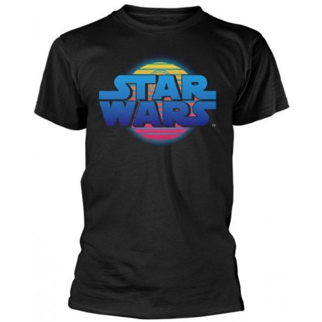 Camiseta Star Wars Estrella Muerte Neón