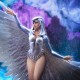 Estatua de White Sorceress de Masters of the Universe con alas extendidas