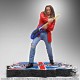 Statue de Vivian Campbell de Def Leppard avec guitare bleue