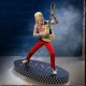 Statue Randy Rhoads Rock Iconz avec guitare et tenue rouge