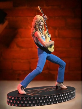 Estatua Randy Rhoads Rock Iconz en tonos azules