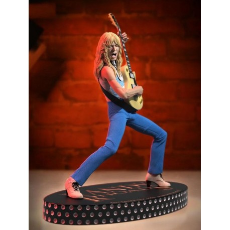 Estatua Randy Rhoads Rock Iconz en tonos azules