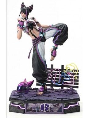 Estatua de Juri de Street Fighter 6 de 58 cm con base LED