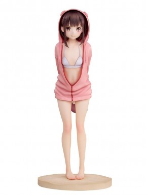 Estatua PVC Misaki en bikini con sudadera de 26 cm