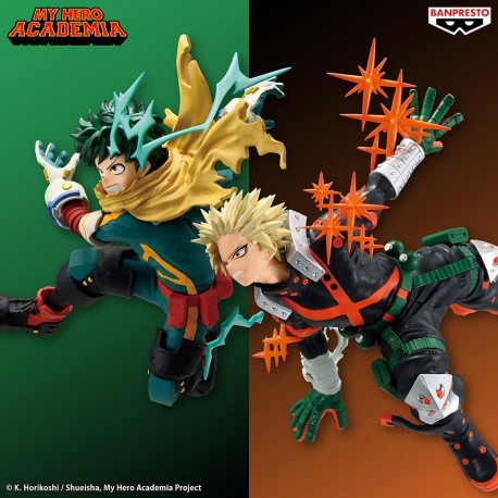 Figura Izuku Midoriya y Katsuki Bakugo My Hero Academia