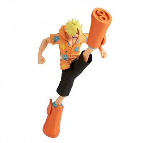 Figura de Sanji II de One Piece en pose de combate