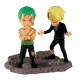 Figura de Zoro y Sanji de One Piece, 8 cm
