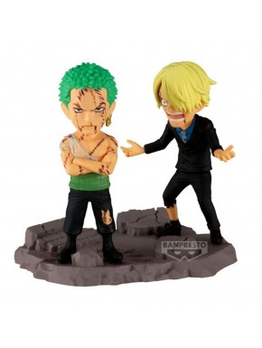 Figura de Zoro e Sanji de One Piece, 8 cm
