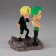 Figura de Zoro y Sanji de One Piece, 8 cm