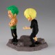 Figura de Zoro y Sanji de One Piece, 8 cm