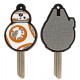 Pack 2 Fundas de llaves Halcón Milenario y BB-8 Star Wars