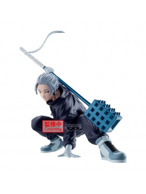 Figura de Gaku en postura dinámica con martillo azul
