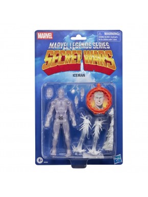 Figura de Iceman translúcida de Hasbro Marvel Legends Secret Wars