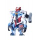 Figura Banpresto Mobile Suit Gundam GQuuuuuuX en blanco, rojo y azul