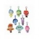 Llavero Bag Charm de personajes Inside Out con clip de colores