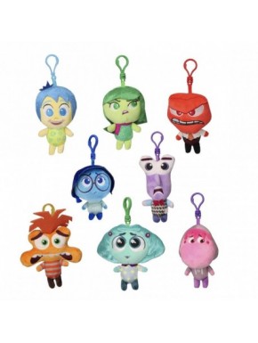Llavero Bag Charm de personajes Inside Out con clip de colores