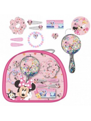 Coffret beauté rose Minnie avec accessoires pour filles