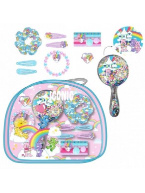 Set de belleza multicolor Care Bears con neceser y accesorios