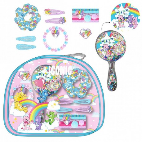 Set de belleza multicolor Care Bears con neceser y accesorios