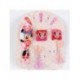 Set de belleza con bolsito de Minnie rojo