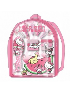 Set de belleza Hello Kitty rosa con accesorios de cabello