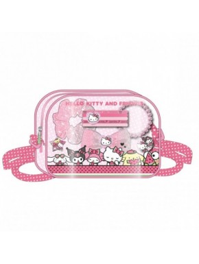 Coffret beauté Hello Kitty rose avec sac et accessoires