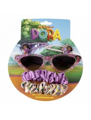 Set de beauté Dora l'Exploratrice avec lunettes de soleil et accessoires