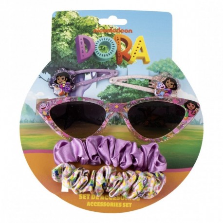 Set de beauté Dora l'Exploratrice avec lunettes de soleil et accessoires
