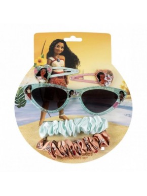 set de belleza Moana con gafas de sol y accesorios