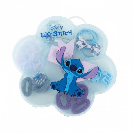 Set de Belleza de 20 piezas Stitch en estuche azul