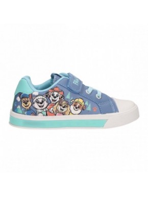 Baskets Paw Patrol bleues avec lumières et semelle PVC
