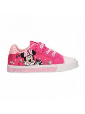 Chaussures roses Minnie avec lumières et semelle en PVC