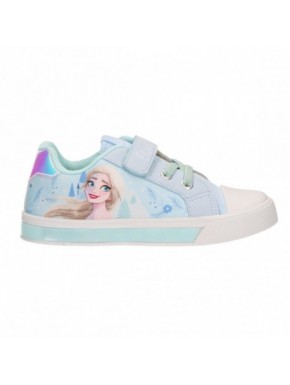 Zapatillas de loneta Frozen para niñas con luces