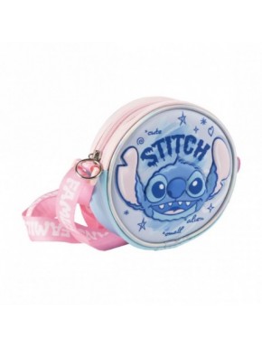 Bolso 3D Stitch azul redondo con imagen de Stitch