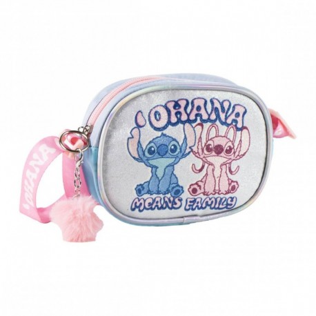 Sac Fantasy Stitch Ohana bleu avec sangle rose