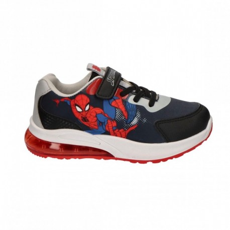 Chaussures Spiderman avec lumières et semelle rouge