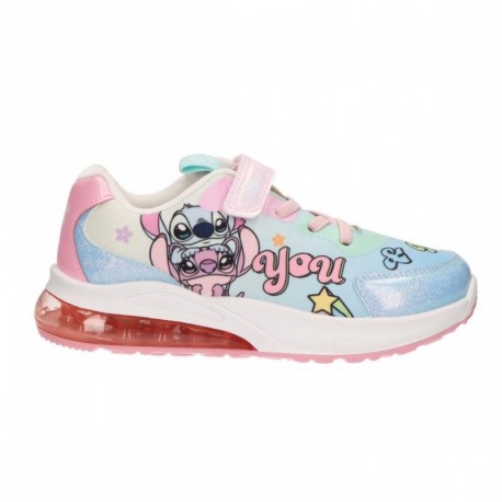 Zapatillas Stitch con luces y diseño colorido
