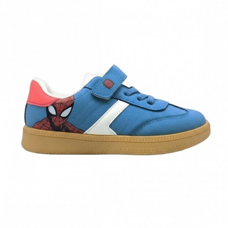 Chaussures de sport bleues Spiderman avec semelle PVC