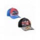 Gorra Hot Wheels colorida para niños en diseño azul y negro