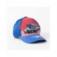 Gorra Hot Wheels colorida para niños en diseño azul y negro