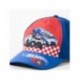 Gorra Hot Wheels colorida para niños en diseño azul y negro