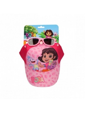 Gorra y gafas de sol rosa de Dora la Exploradora