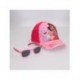 Casquette et lunettes de soleil roses Dora l'Exploratrice