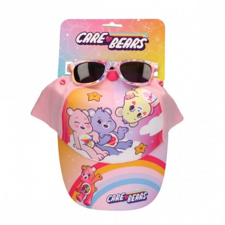 Ensemble casquette rose et lunettes de soleil Care Bears