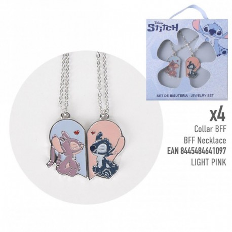 Conjunto de joias Stitch com colares e brincos Disney