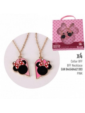 Set de bijoux Minnie Mouse multicolore en boîte décorative