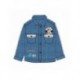Veste en jean Minnie pour filles, motif licorne